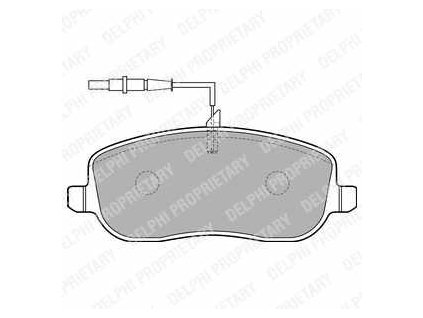 33360 sada prednich brzdovych desticek delphi pro citroen c8 a jumpy lp1792 425220 425231 425457