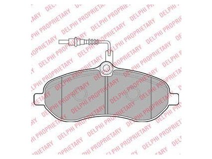 33471 sada prednich brzdovych desticek delphi lp1995 pro citroen jumpy 425364 425366 4254a1 4254a2