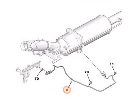 34143 cidlo teploty fap filtru pro motory citroen 2 0hdi a 2 2hdi v c4 c4 picasso c5 c6 a c8 1618pg 161830