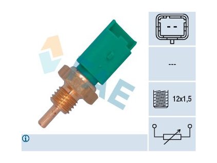 1338a7 cidlo teploty motoru citroen peugeot 1