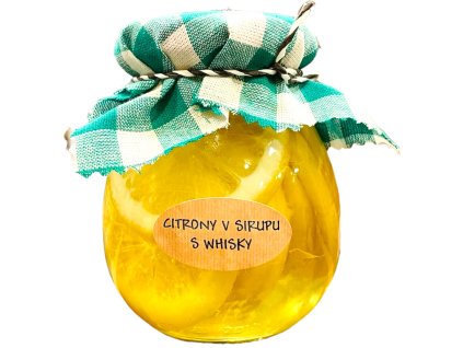 Citrony v sirupu s whisky