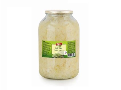 Bílé zelí sterilované sklo  balení 4 l