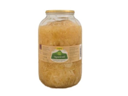 Bílé zelí kysané sklo  balení 4 l
