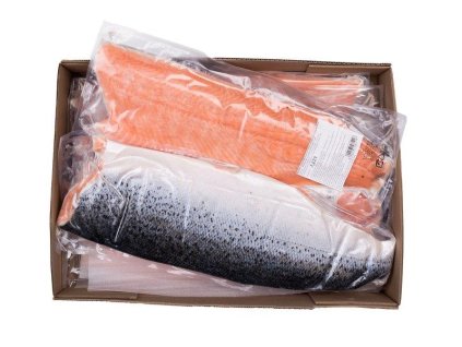 Losos norský s kůží  balení cca 1 Kg