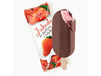 Jahody v čokoládě 60ml  balení 40 ks