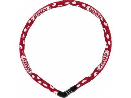 abus 4804c 75 pink symbols steel o chain