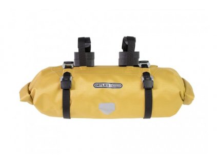 bikepacking brasna na kolo ortlieb handlebar bag mustard