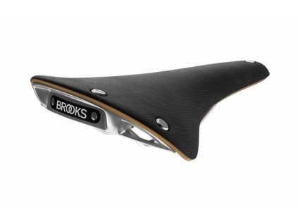 sedlo nakolo brooks cambium c17 z prirodniho kaucuku s hlinikovym ramem cerne