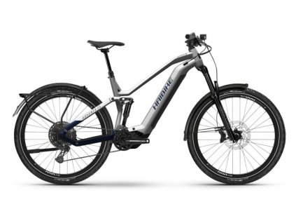 celoodpruzene elektrokolo haibike adventr fs 9 stribrne 41 cm