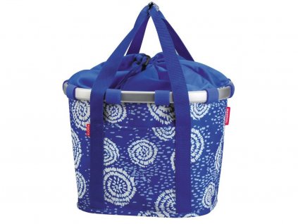 klickfix bikebasket twist batik modra