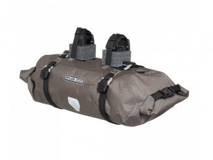 bikepacking brasna na kolo ortlieb handlebar bag dark sand