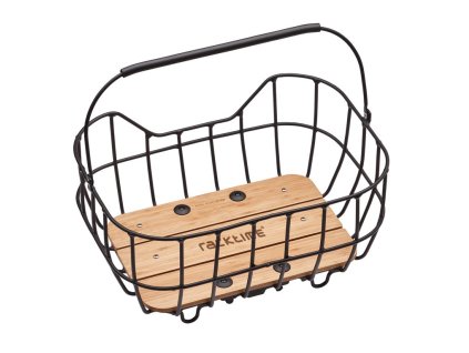 Zadní košík Racktime Baskit Breeze 22l černý vč. Snapit adaptéru