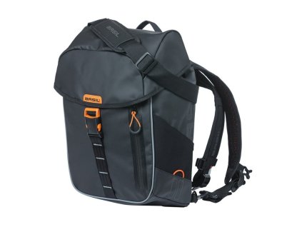 batoh na kolo basil miles tarpaulin cerna oranzova17l