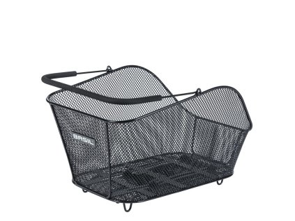 Hustě pletený zadní koš Basil Icon M MIK černá