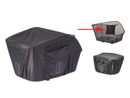 Pláštěnka Basil Keep Dry pro koše Icon, Bold, Cento černá