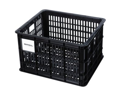 Plastová přepravka Basil Crate M černá 29,5l
