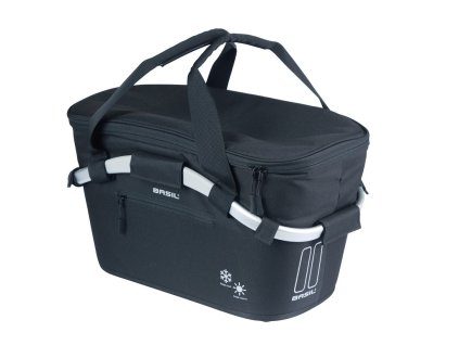 Zadní koš Basil Classic Carry All ISO MIK černá 18l