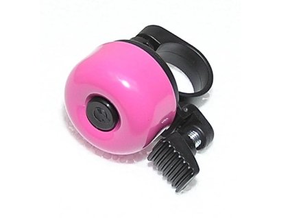 cyklisticky zvonek cink prumer 35mm ruzovy