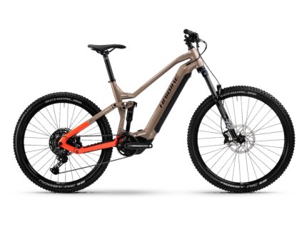 Celoodpružené elektrokolo Haibike Alltrail 3 caramel/orange M/44