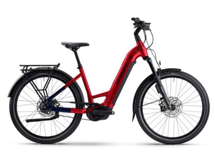 Haibike Trekking 9 Low ABS dynamite red/blue L/50