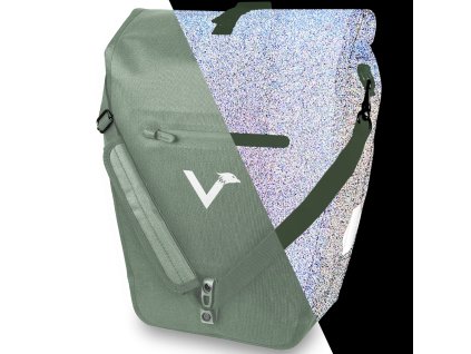 Praktická brašna Valkental ValkOcean 2in1 zelená reflexní
