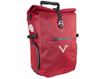 valkental valkpro 3 in 1 bike bag red