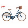 damske mestske kolo s kosikem Kolos no 1 modre