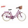 mestske kolo v retrostylu s kosikem lila
