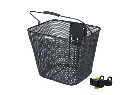 predni kos na kolo basil bilbao cerny vcetne drzaku kf