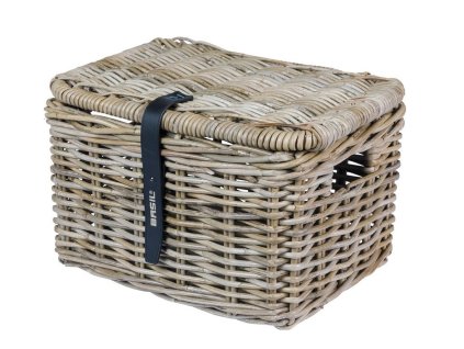 basil dax s ridce pleteny ratanovy kos na kolo s vikem