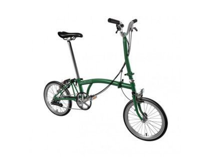 2721 brompton h6l skladaci kolo zelene
