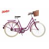 mestske kolo v retrostylu s kosikem lila