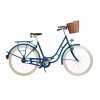 mestske retro kolo s kosikem kolos no1.modre