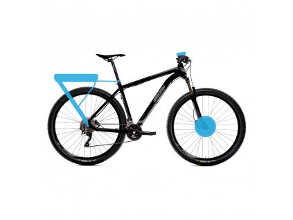 Prestavba na elektrobicykel v prednom kolese 750W, 13Ah kapacita nosičové batérie 26 "/ 28" (Průměr ráfku 28")