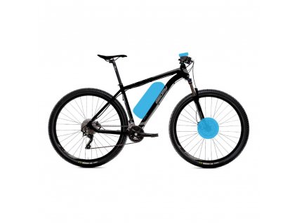 Prestavba na elektrobicykel v prednom kolese 750W, 13Ah kapacita rámové batérie 26 "/ 28" (Průměr ráfku 28")