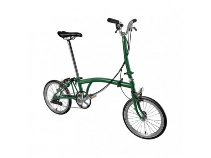 2721 brompton m6l skladaci kolo zelene