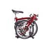 skladaci kolo brompton m6 tmave cervene