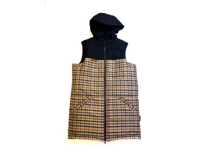 Warm vest checks/ UNISEX One Size 2