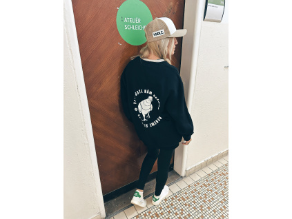 Crewneck Pigeon Talk / Black