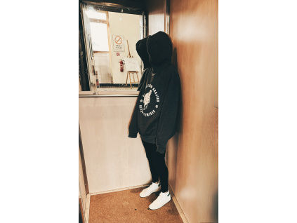 Hoodie Pigeon Talk / Dark Grey