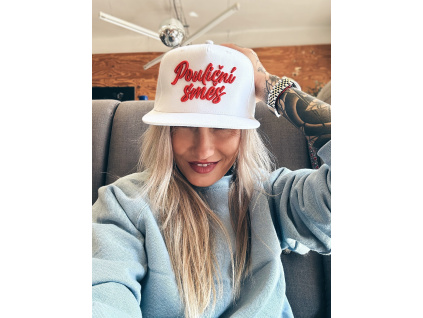 Rapper Cap Pouliční Směs / Bílá