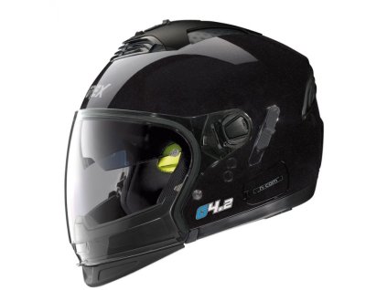 Moto helma Grex G4.2 PRO Kinetic N-Com Metal Black 1