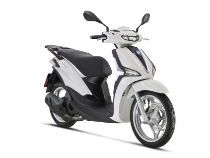 Piaggio Liberty 125 Bianco Luna 3 4 ant dx