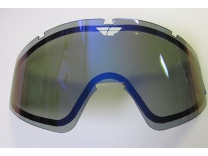 Sklo FLY Zone double - FLY RACING (zrcadlově modré)