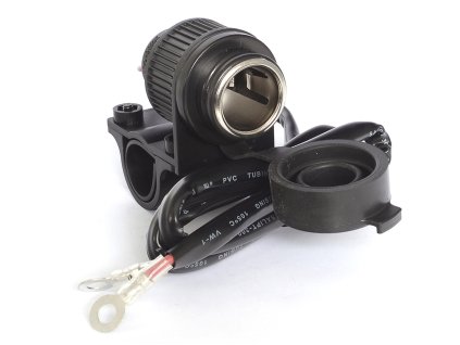 Standardní 12V zásuvka s uchycením na řídítka