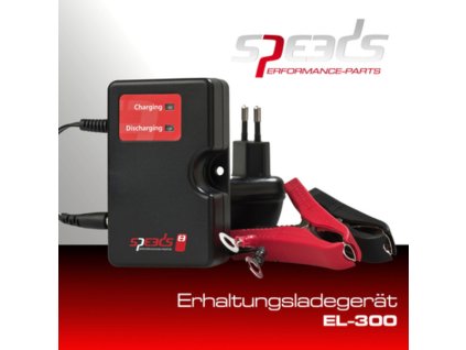 SPEEDS udržovací nabíječka baterií 12 V, EL300