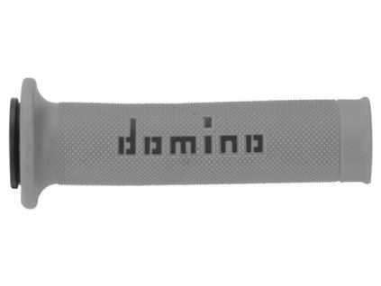 Gripy A010 (road) délka 120 + 125 mm, DOMINO (šedo-šedé)