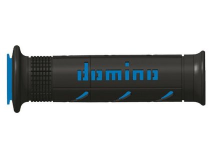 Gripy A250 (road) délka 120 + 125 mm, DOMINO (černo-modré)