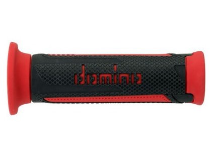 Gripy A350 (scooter/road) délka 120 mm, DOMINO (antracitovo-červené)
