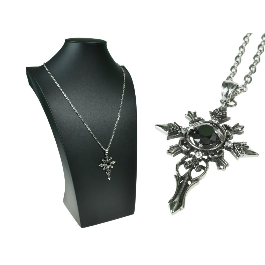 Retiazka s príveskom kríž vo vintage štýle Gloria